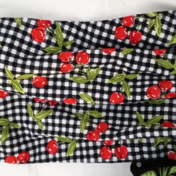 Handmade Cherry 50's Style Pinup Dress - Picture 7 of 8